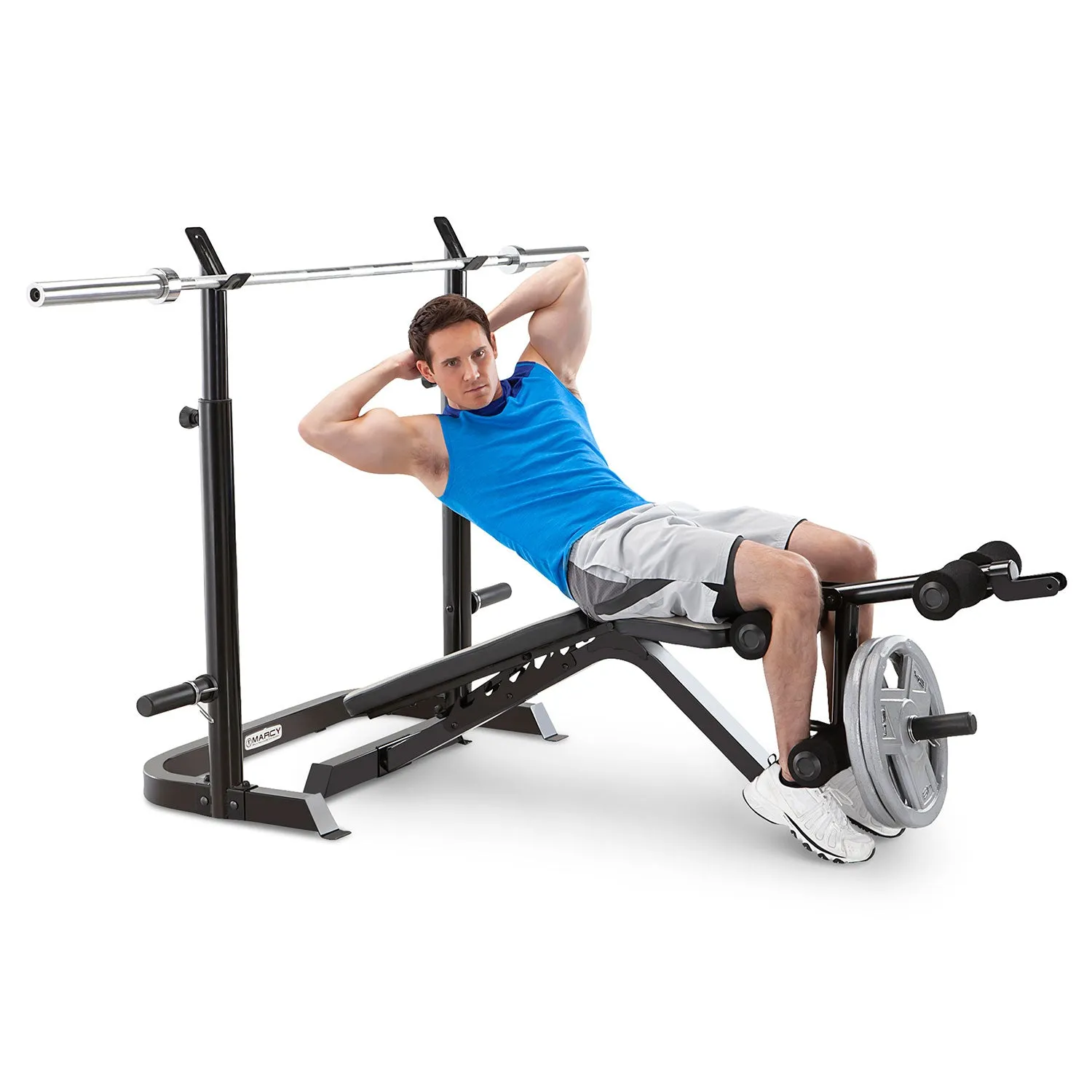 Marcy Two-Piece Olympic Weight Bench | MD-879