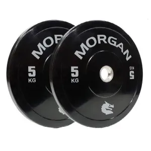 Morgan 5kg Olympic Bumper Plates (Pair)