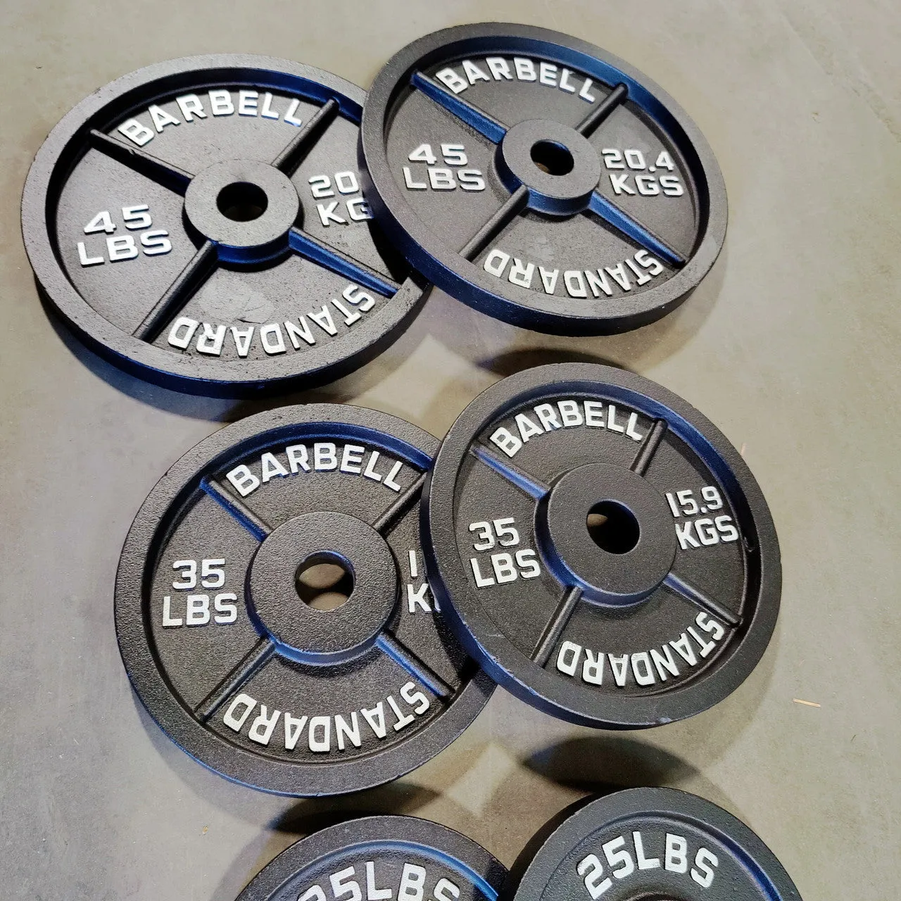 NEW Olympic Weight Plates Set 245lb Set