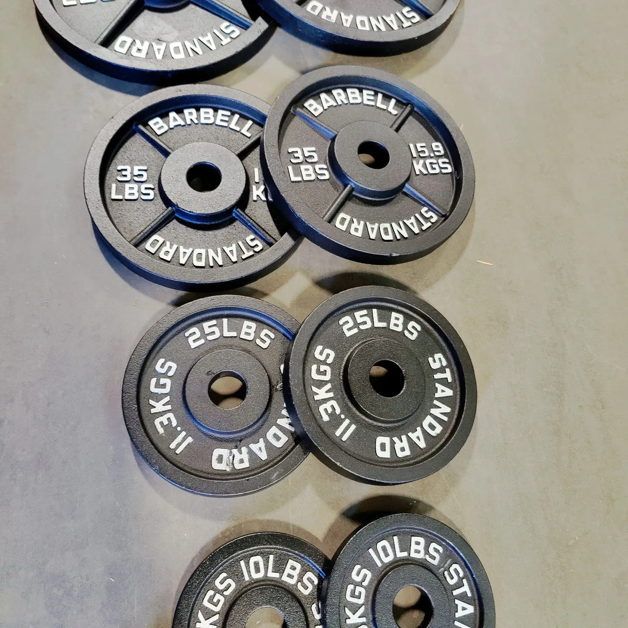 NEW Olympic Weight Plates Set 245lb Set