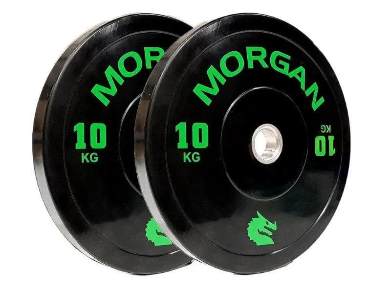 PACKAGE DEAL - 100KG MORGAN OLYMPIC BUMPER PLATE PACK *