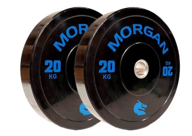 PACKAGE DEAL - 100KG MORGAN OLYMPIC BUMPER PLATE PACK *