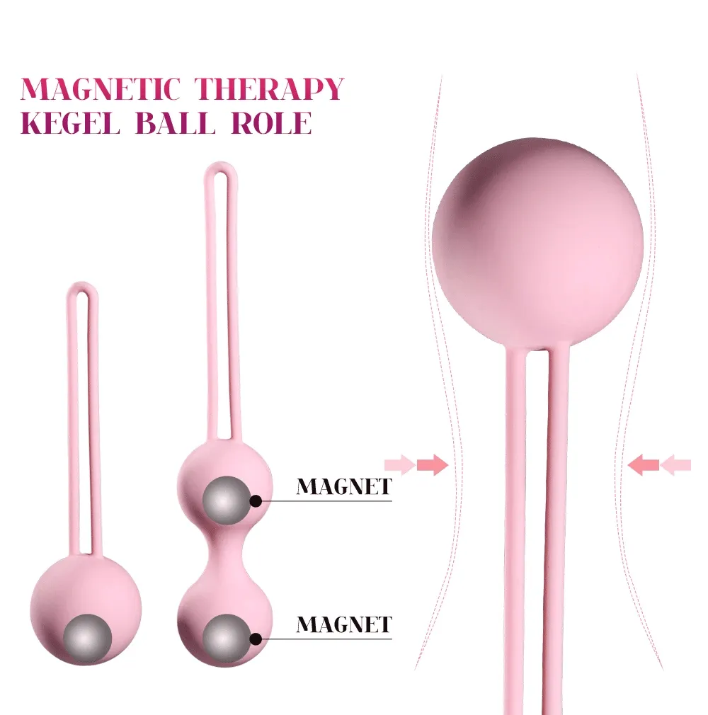 Pelvic Power Kegel Ball: Soft Silicone Kegel Eggs for Enhanced Pelvic Floor Strength