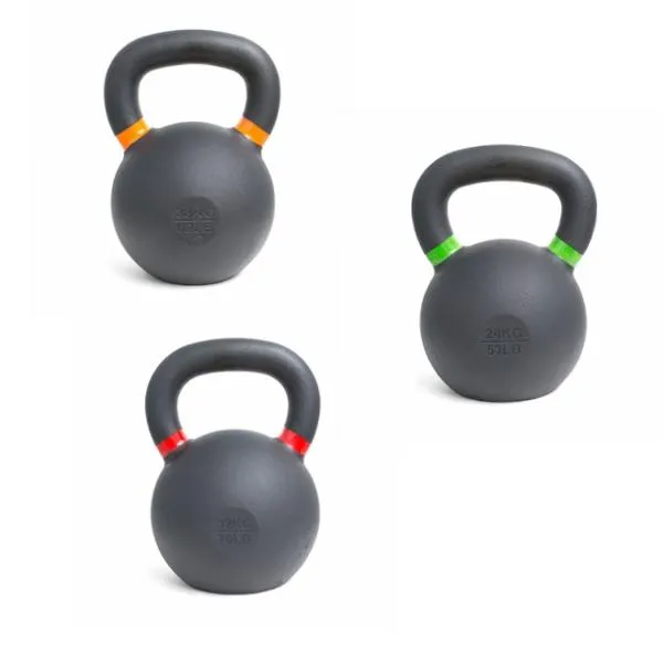 Powder Coat Kettlebell Package - 24kg 28kg & 32kg (Package Price)