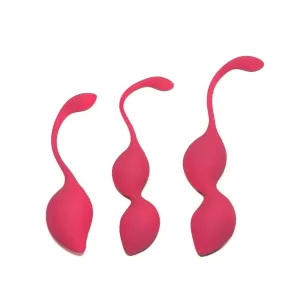 Rimba Silicone Pink Kegel Balls Training Set for Her