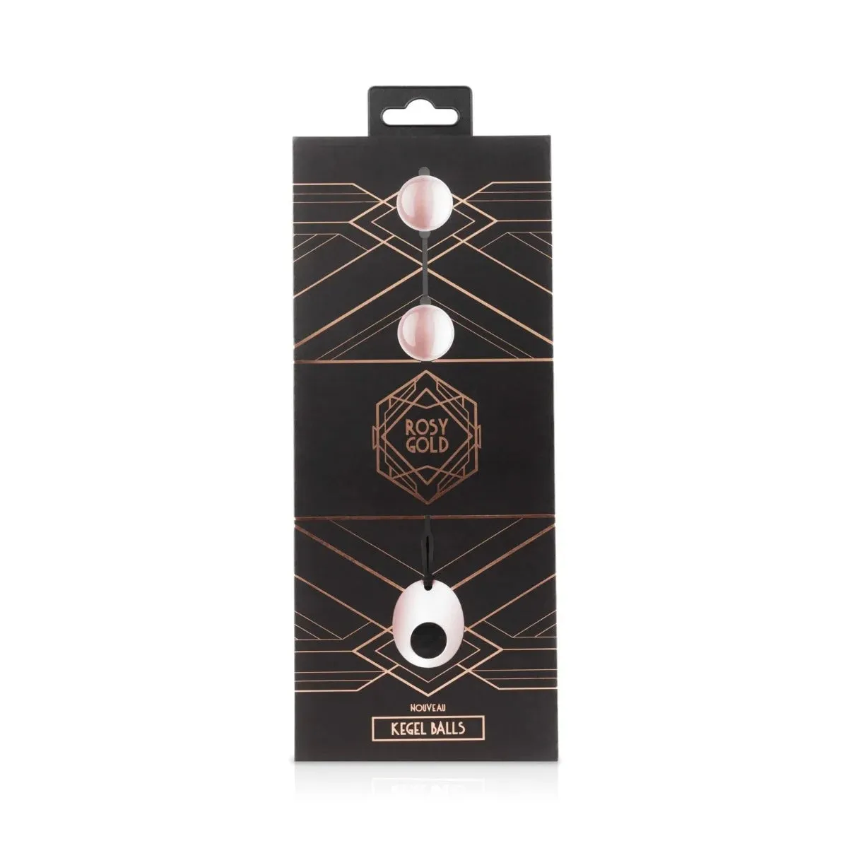 Rosy Gold Nouveau Kegel Balls Rose Gold