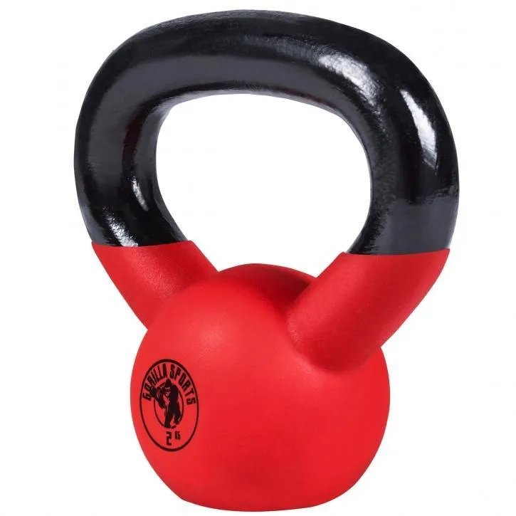 Rubber Coated Kettlebell 2KG