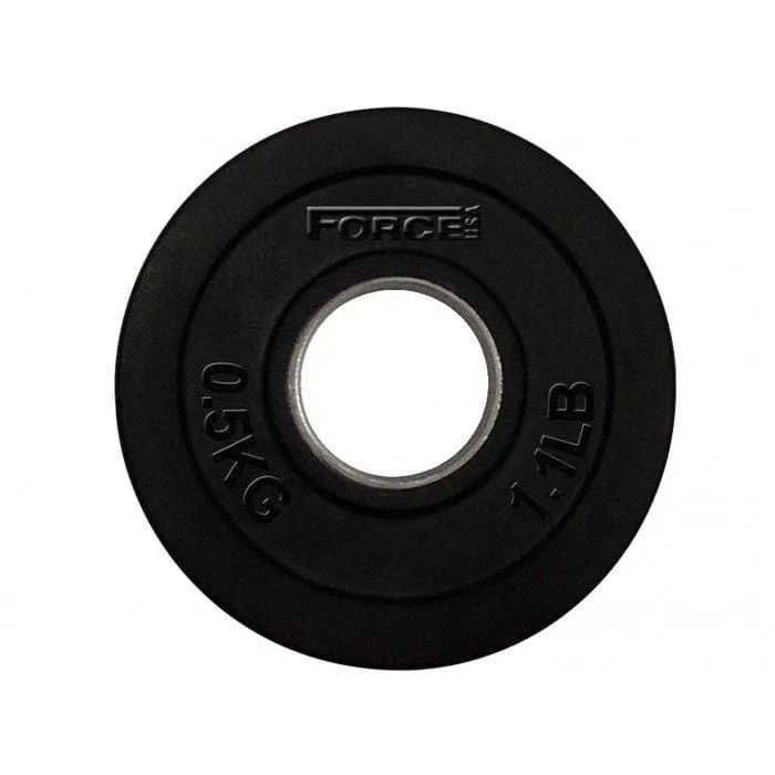 SALE:  Olympic Rubber Coated Tri-Grip Weight Plates (50mm bars), $5.50/kg