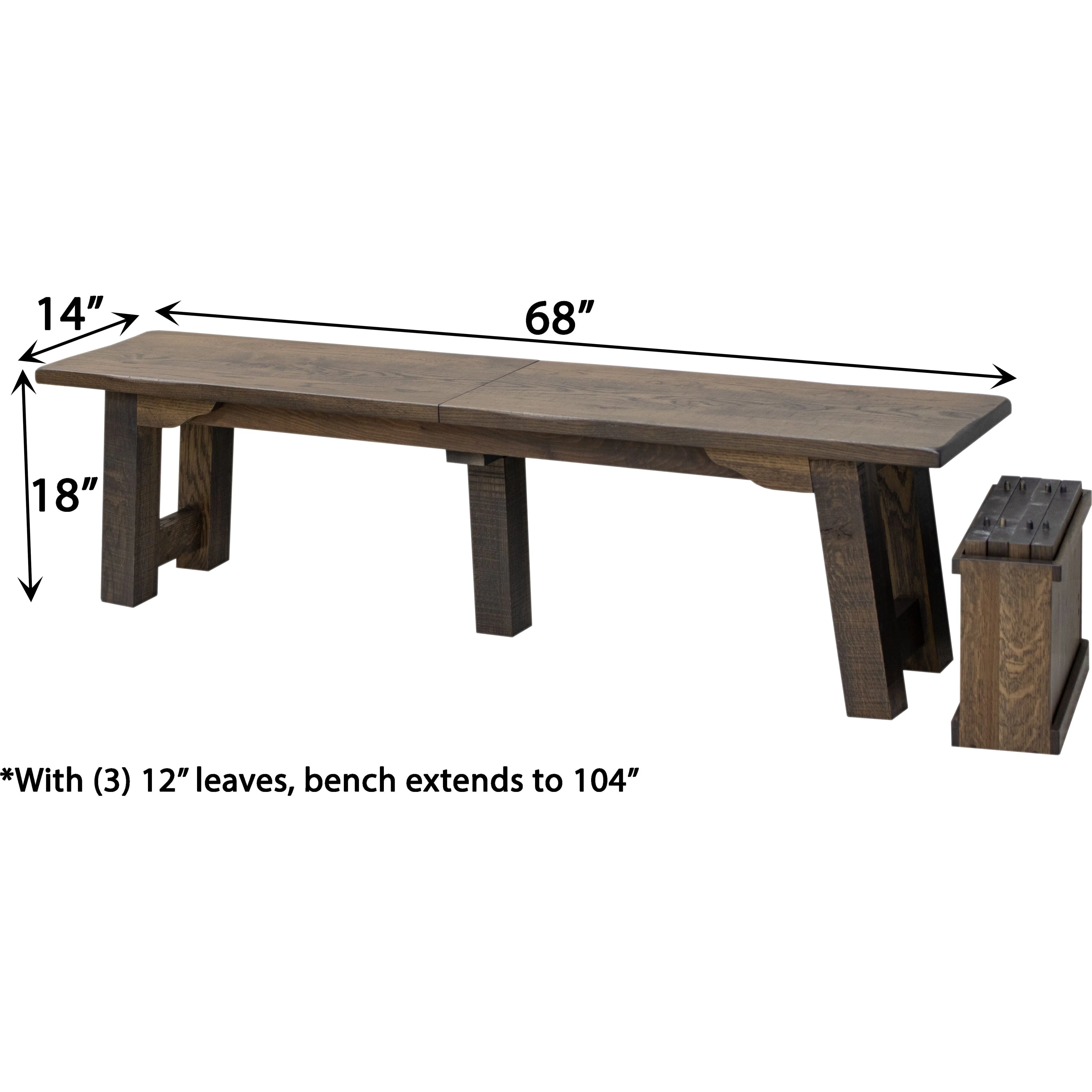 Settler's Expandable Bench