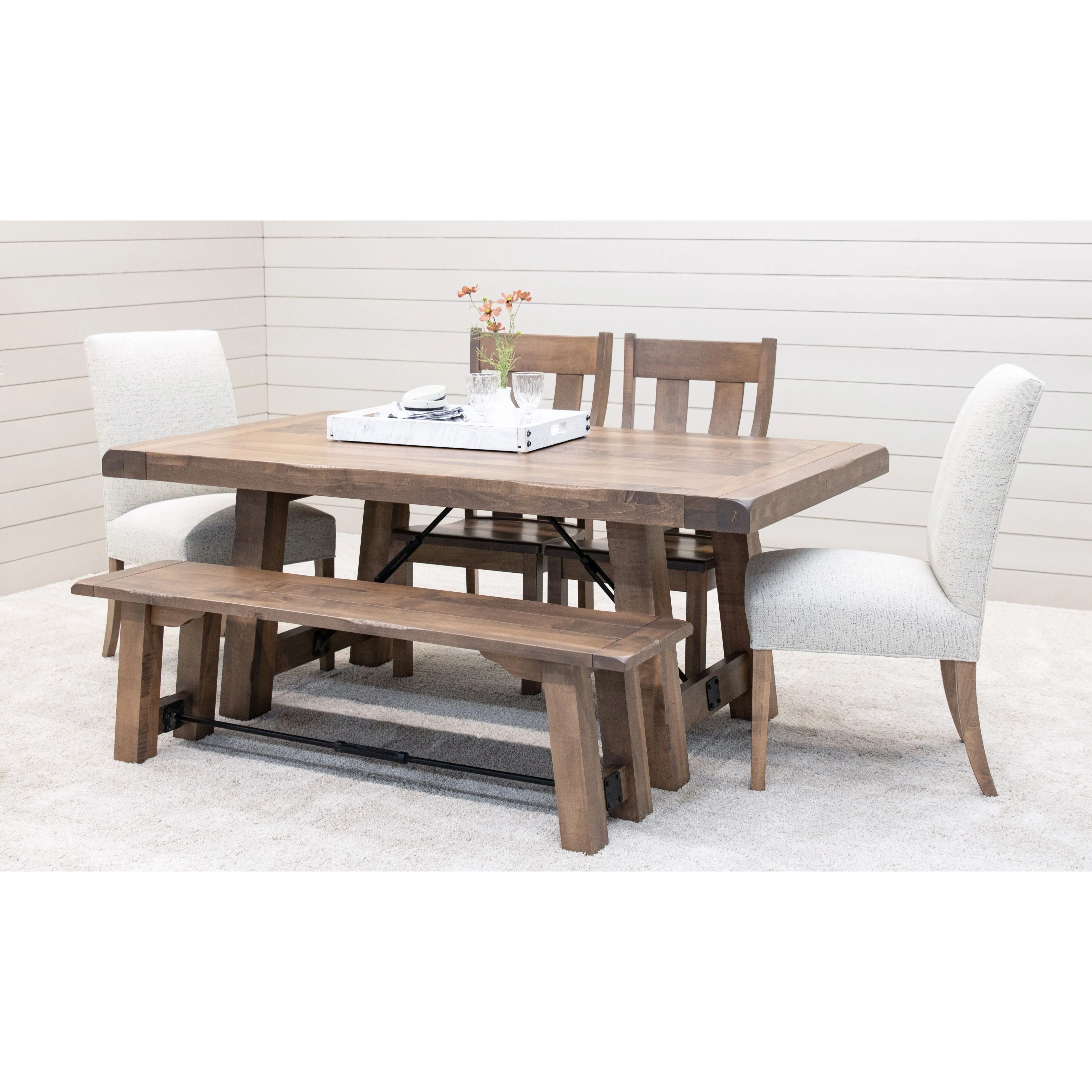 Settler's Trestle Dining Bench