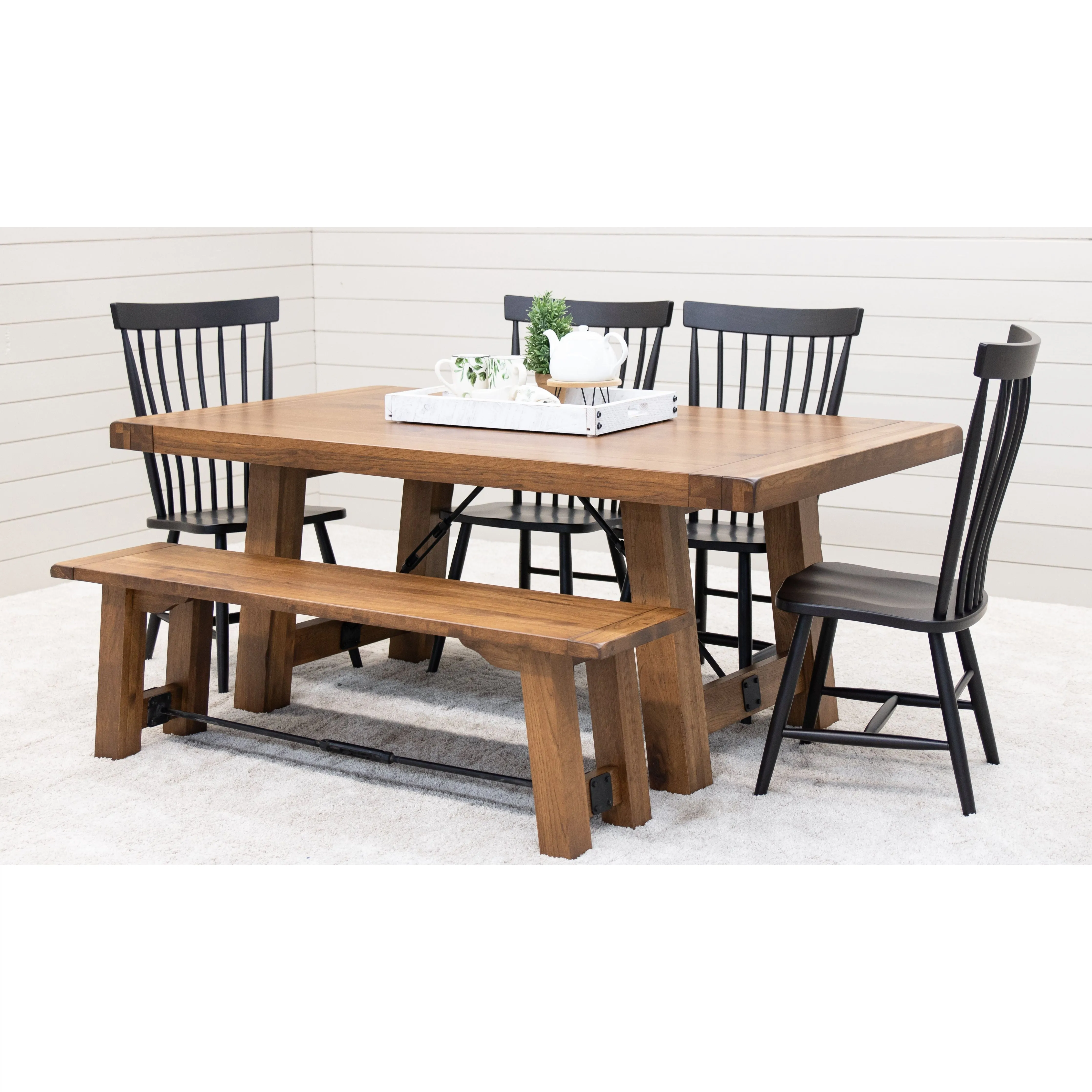 Settler's Trestle Dining Bench