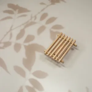 Slotted Wooden Soap Dish