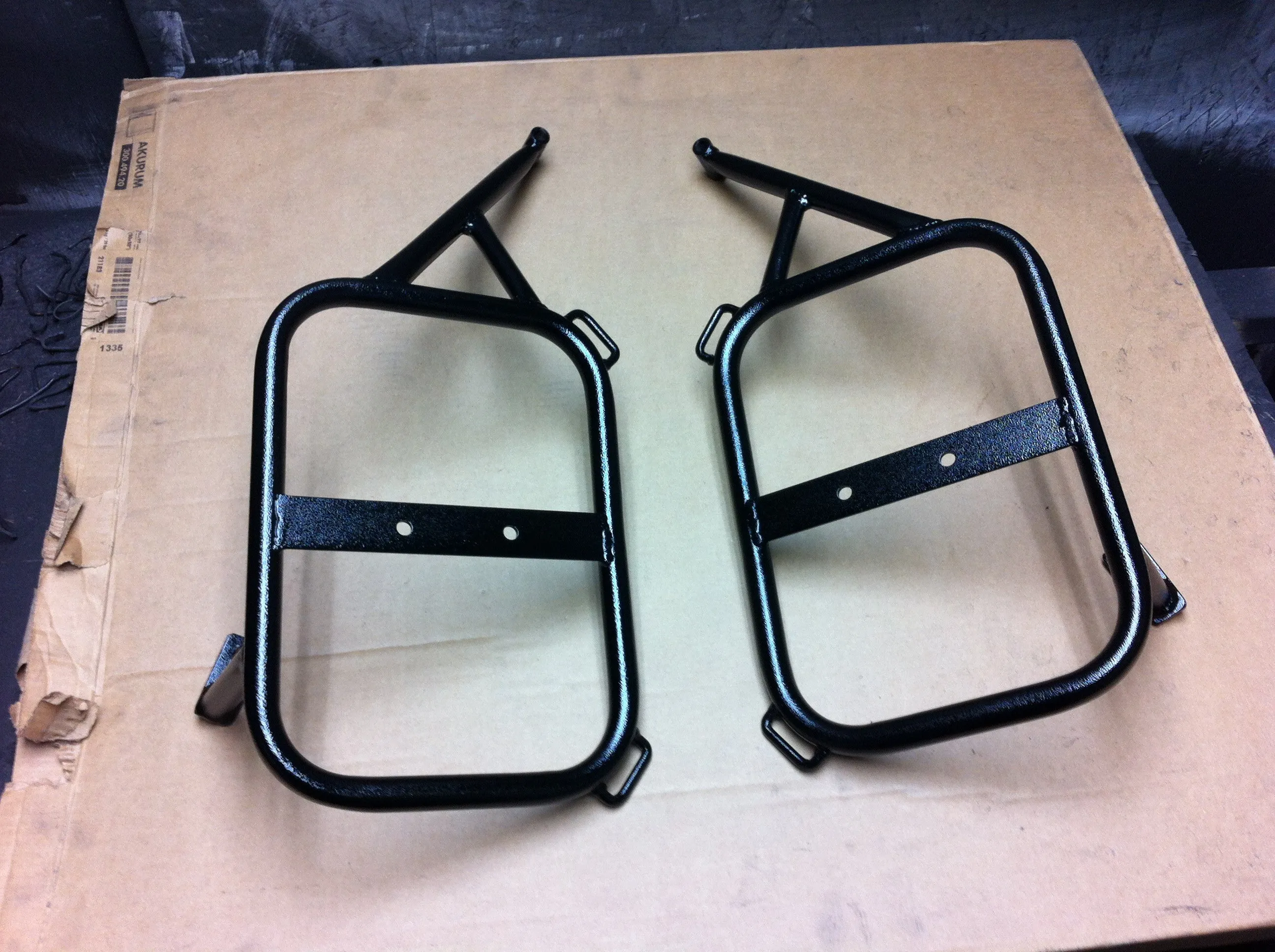 Suzuki DRZ400S-SM Saddlebag support racks Heavy duty