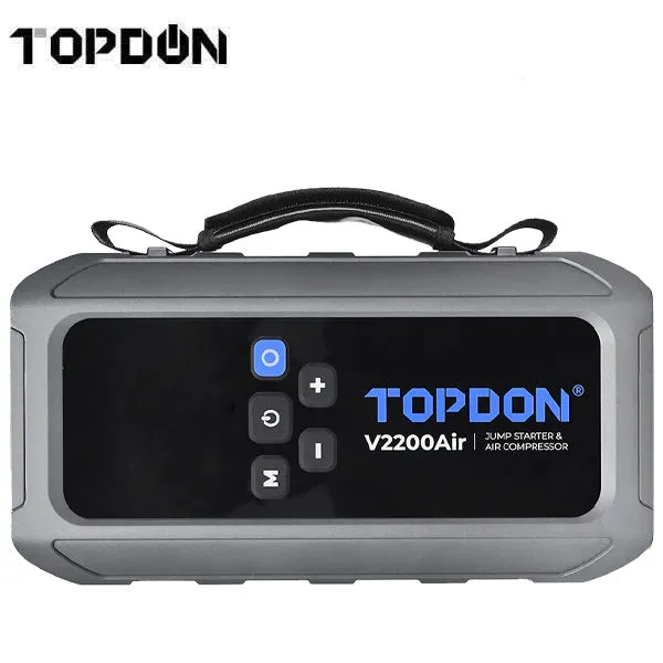 TOPDON - V2200AIR - 2-in-1 2200 Peak Amp Jump Starter & Tire Inflator