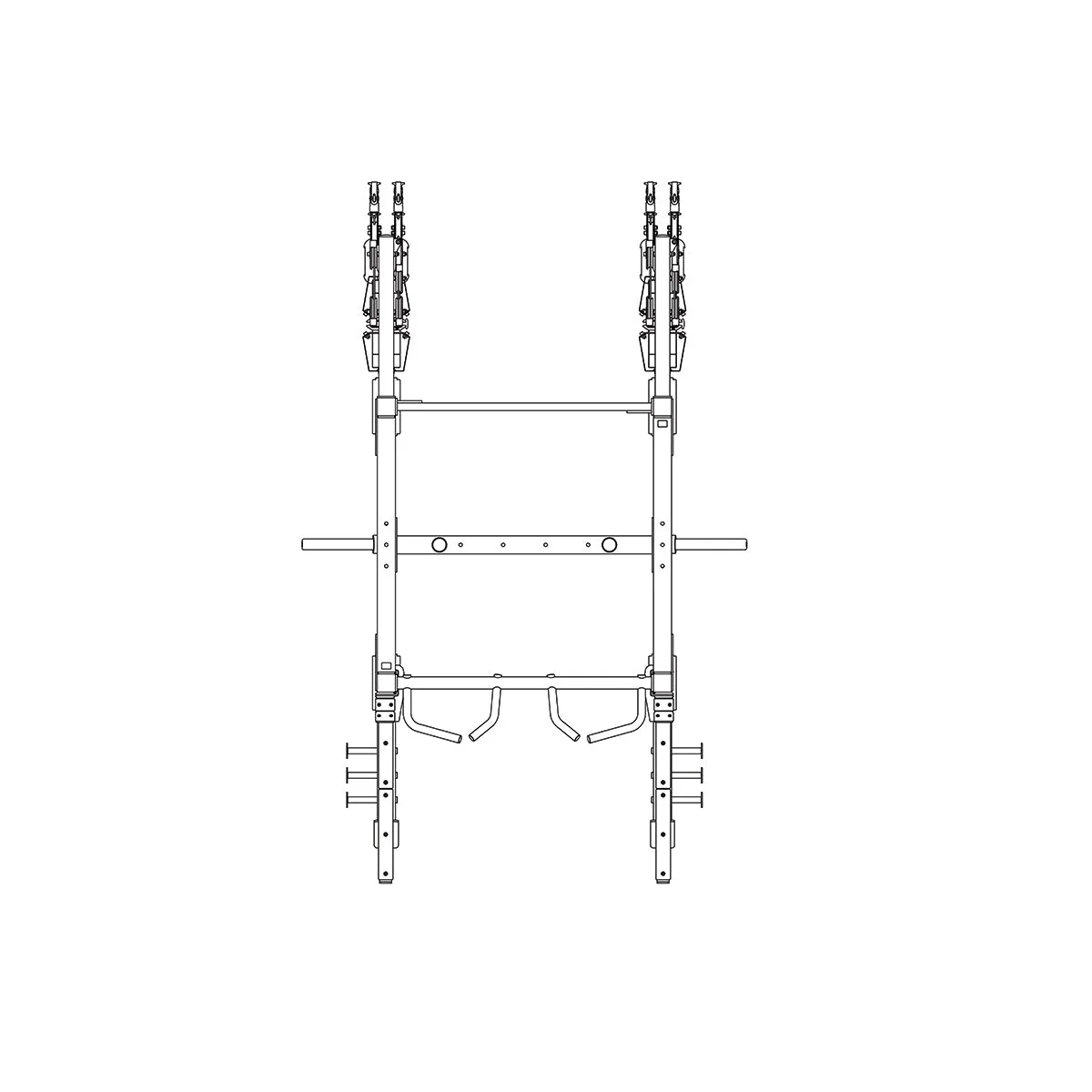 Torque X-SIEGE - 24 X 4 Foot Siege Storage Cable Rack - X1 Package