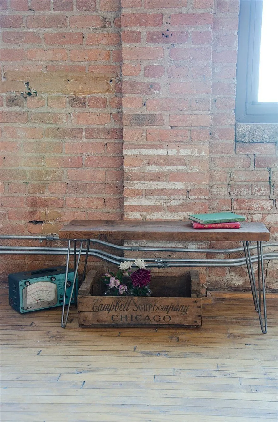 Urban Loft Reclaimed Wood Bench