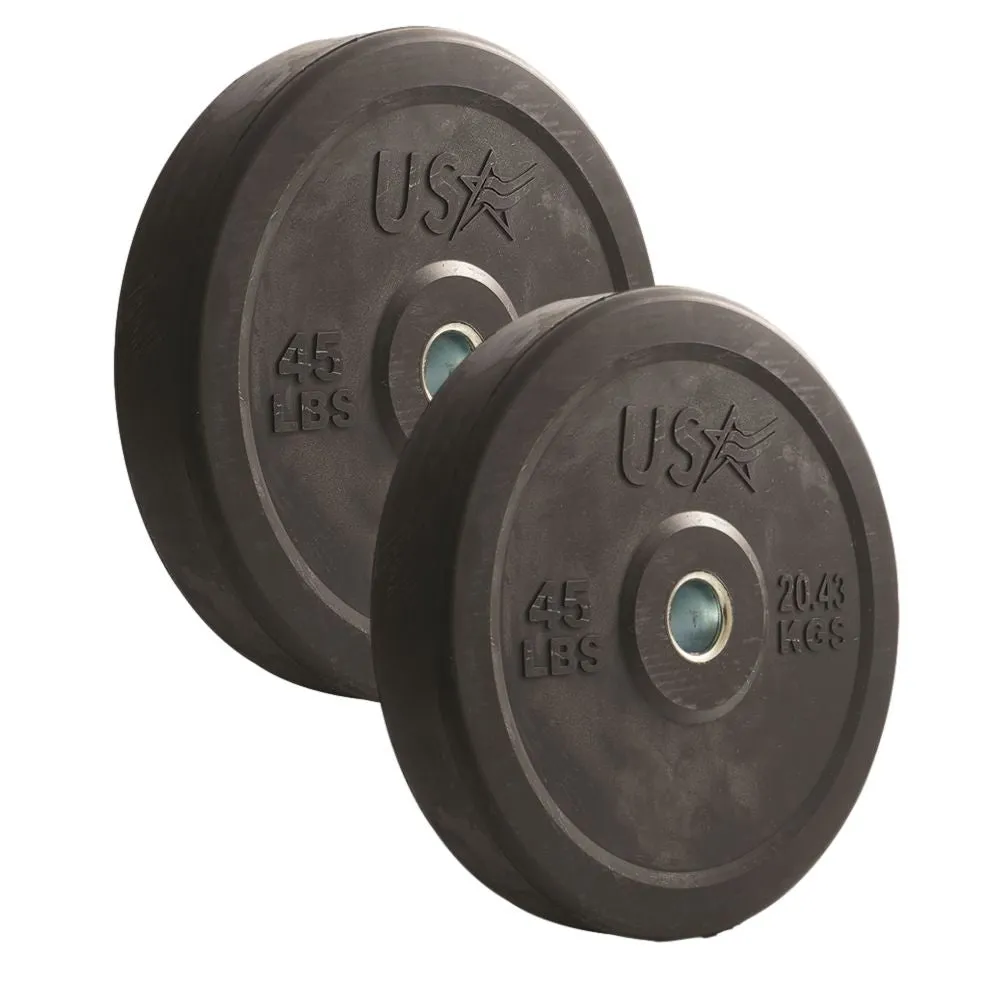 USA 235 lb to 475 lb. Combination Options Bumper Plate Barbell Sets