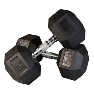 VO3 Rubber Hex Dumbbells